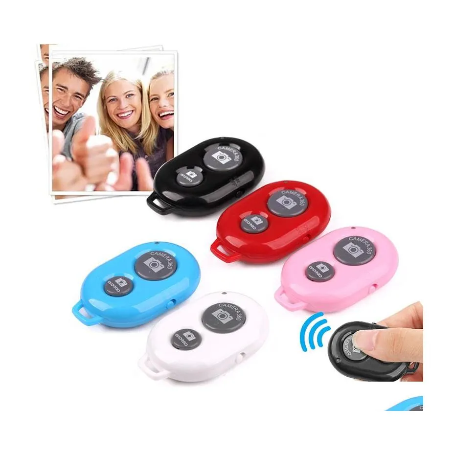 Andere huizentuin Smart Wireless Bluetooth Selfie voor telefoon Android Mobile Mobile Remote Control Shutter P O Double Key Selfies Drop Deliv Dhnrr