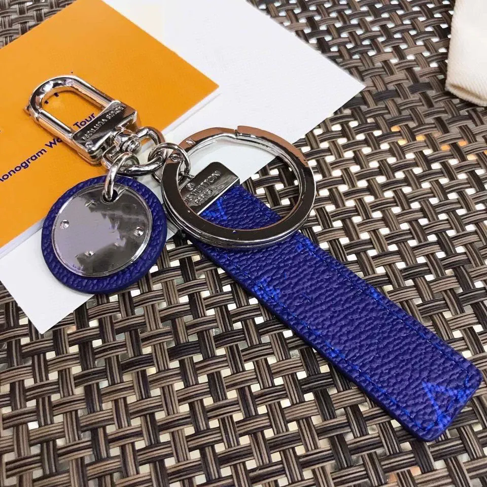 Keychain Creative Gift Alloy Leather Guitar Bottle Key Rings Keychain Key Chain Key Ring Colorful 3 coloers With box