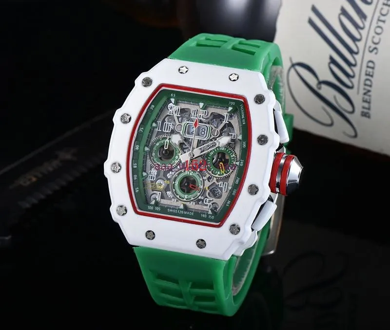 2023 New High Quality Mens Watch Monte Mens Silica Gel Quartz Watch