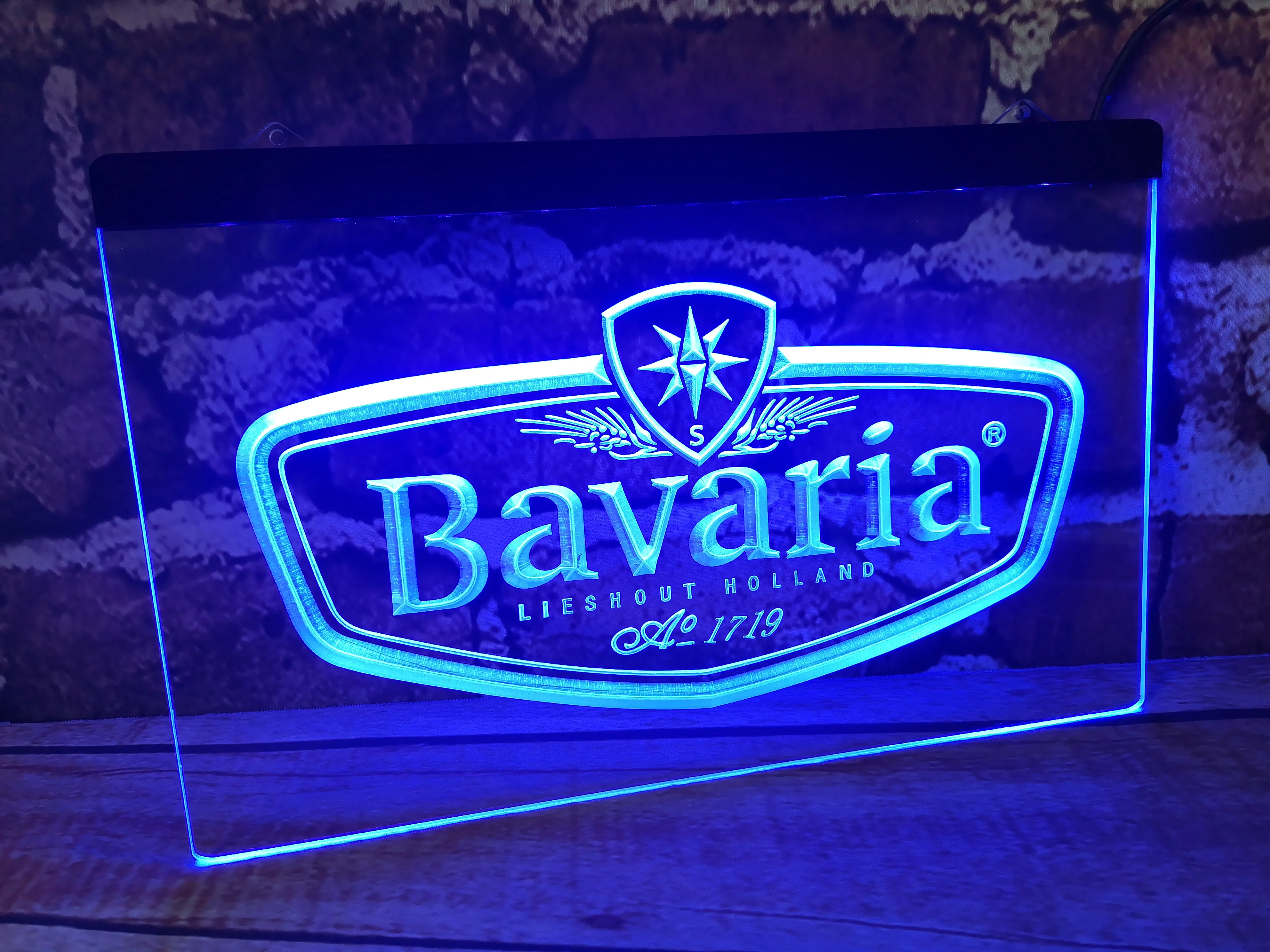 b45 Bayern-Logo, Bierbar, Kneipe, Club, 3D-Schilder, LED-Neonlichtschild, Heimdekoration, Kunsthandwerk