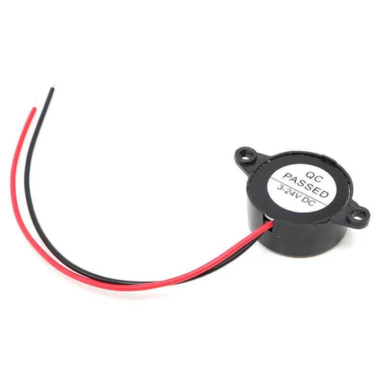 1st/Lot Active Alarm Buzzer 12V DC Mini Signal Alarme Modul Kit Låg nivå Trigger 90dB kontinuerligt ljud Binaural stereo