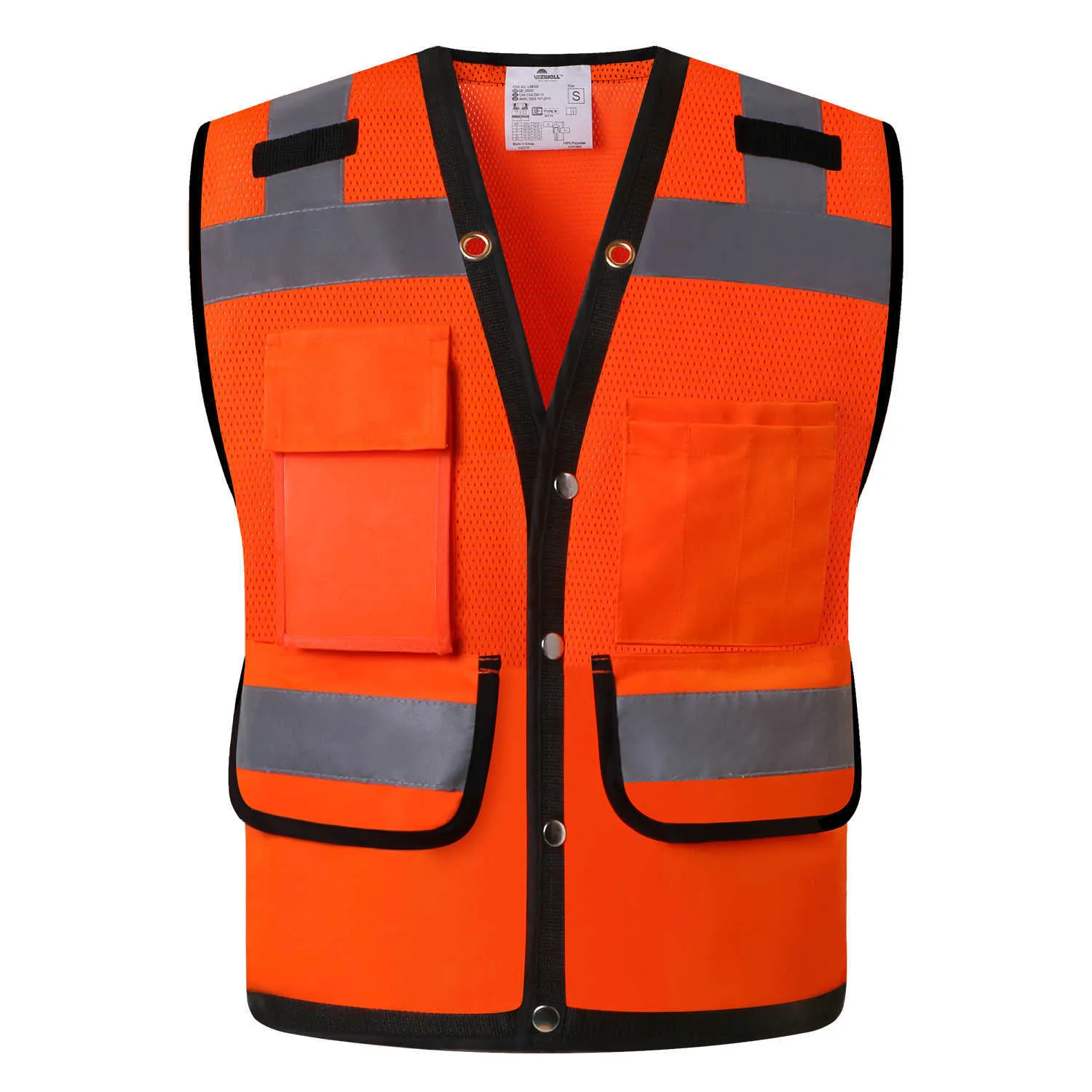 Wholesale Reflective Vest Hi Vis Mesh Safety Vest Reflective Surveryor