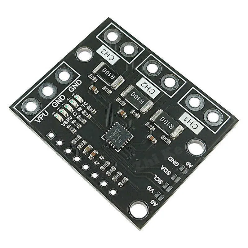 INA3221 Triple-Channel Module High-Side Measurement Shunt and Bus Voltage Monitor with 12C- SMBUS-Compatible Interface