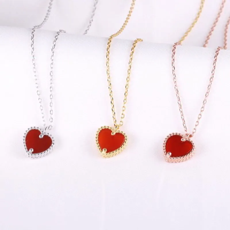 Jewelry Pendants necklace designer jewelry men s and women s pendant diamond stainless steel necklaces for couples christmas gift with original link