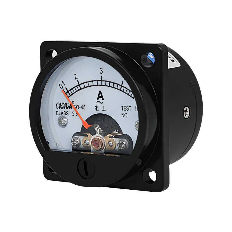 Wholesale SO 45 AC Analog Ammeter 1A To 50A Pointer Meter, Panel Mount