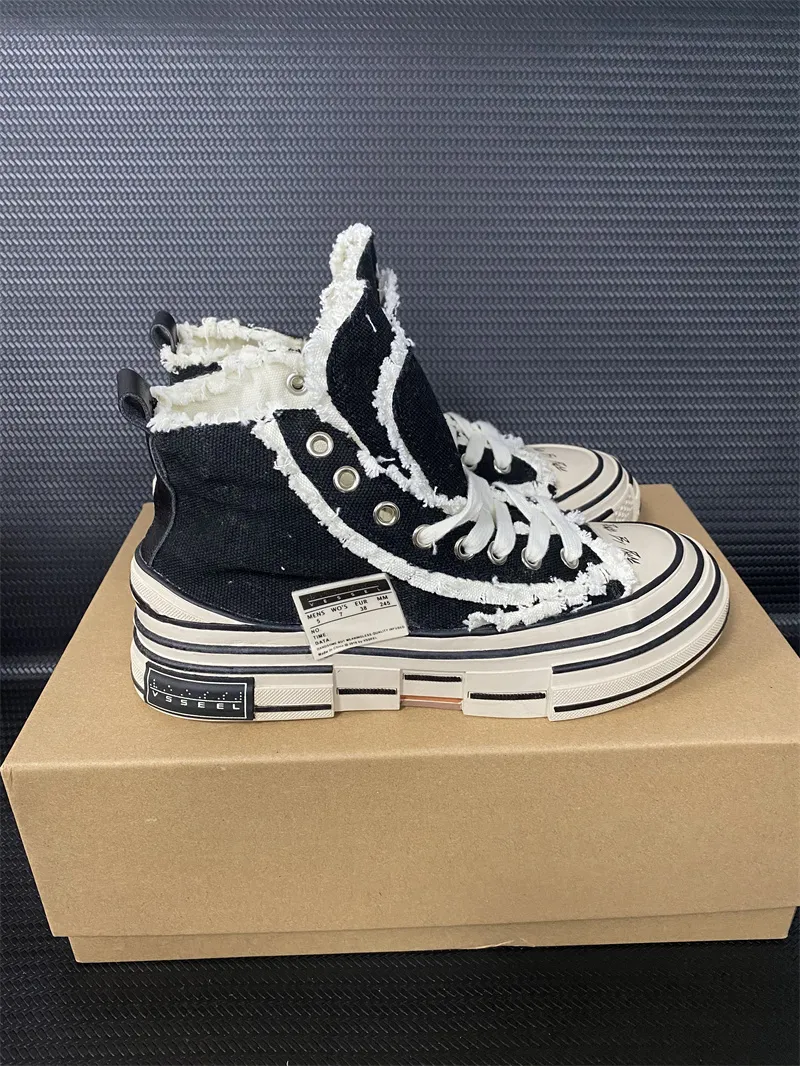 Yohji Yamamoto Style Canvas Sneakers, Low & High Top Street Yohji Yamamoto Style Canvas Sneakers, Low & High Top Street