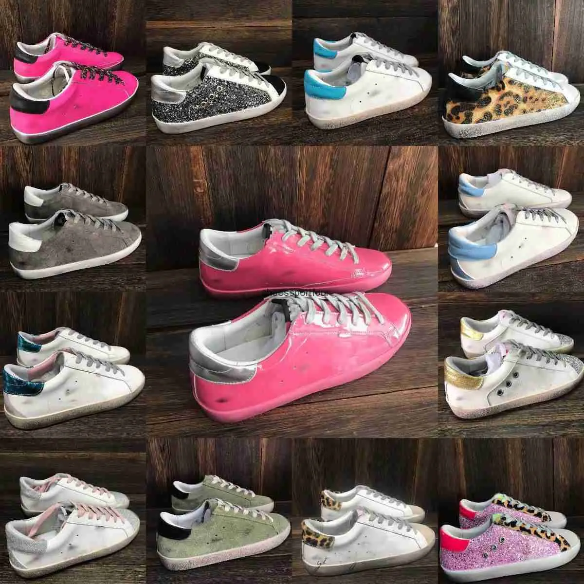 2023 Sneakers Italiaanse vrouwen Casual schoenen Sneakers Superstar schoenen