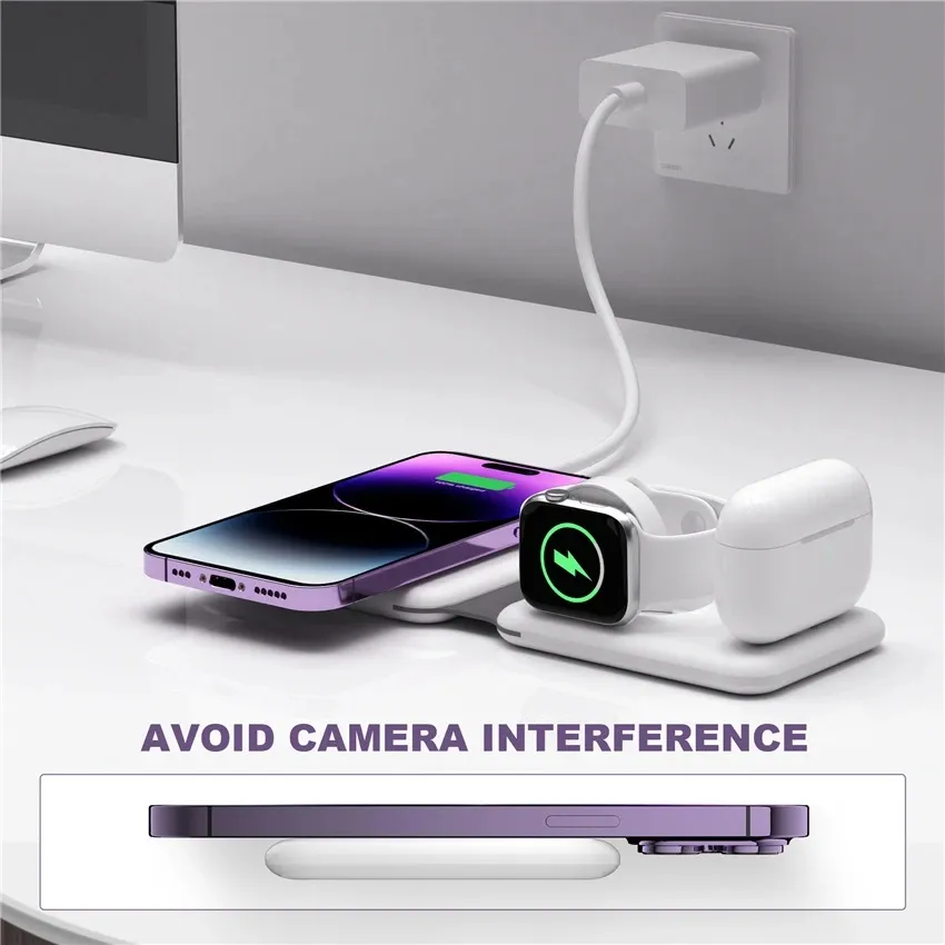 Bonola Caricatore wireless per auto Tappetino antiscivolo in silicone Induzione ad alta efficienza Compatibile con iPhone12/13/14/8/X/XR/Xiaomi11 Ricarica rapida wireless 15W | SHEIN ALIA