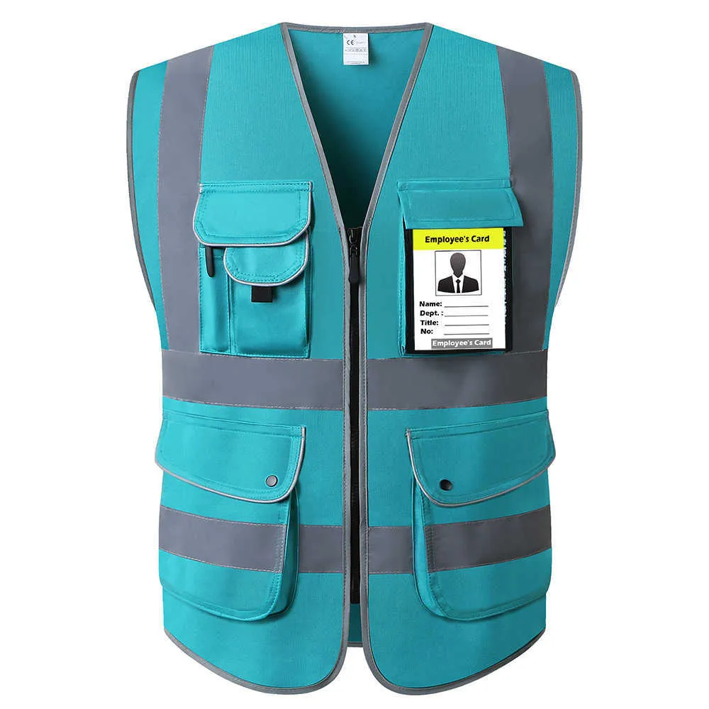 Wholesale Hi Vis Industrial Reflective Safety Vest With Pockets Vest
