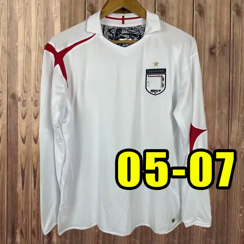 割引 Sleeve Long Retro England Soccer Sleeve Long Uniform Shirt トップス
