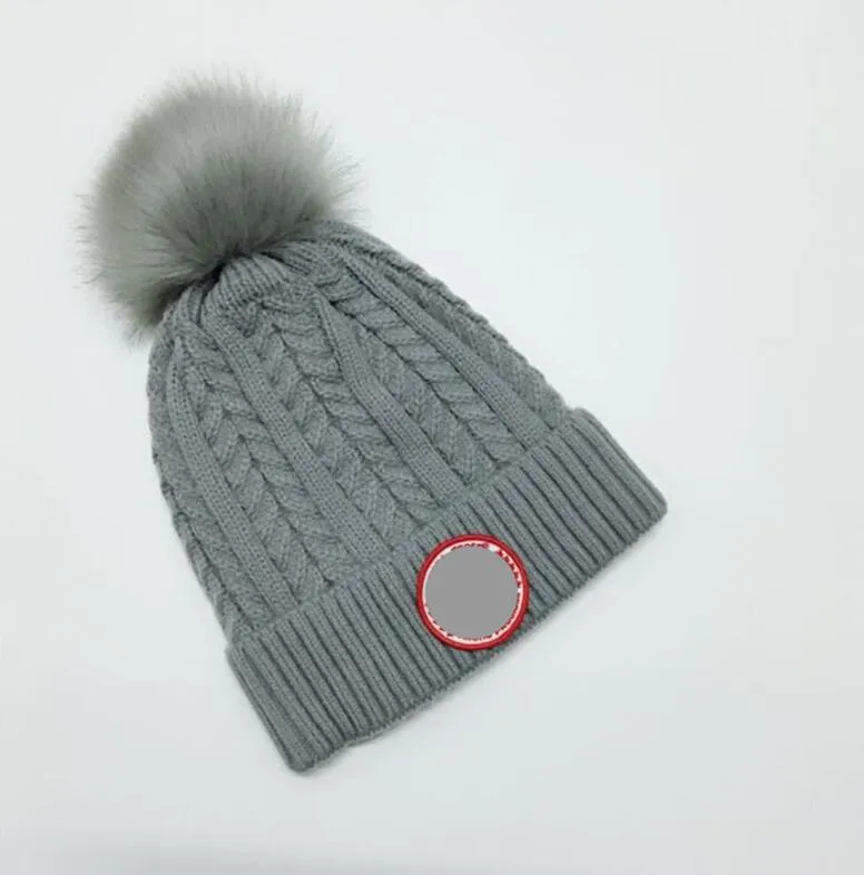 volwassen dikke warme winter canada hoed voor vrouwen zachte stretch kabel geweven pompon cap vrouwen kalotje kleine meisje ski caps94485992168