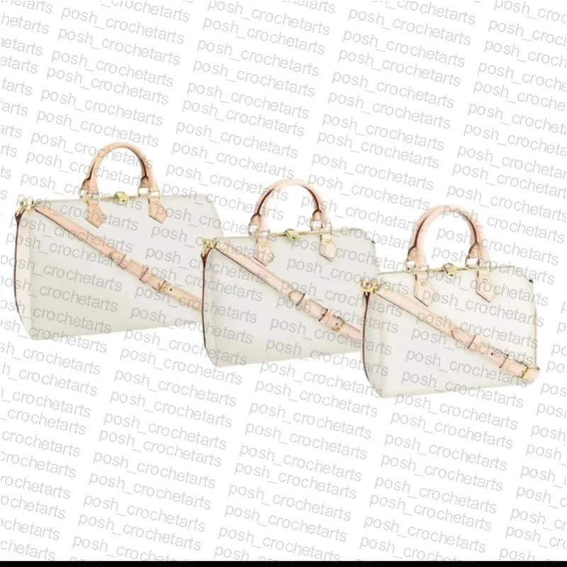 Genuine Leather Strap Boston Bag for Womens handbag Purses 25cm 30cm Speed bags