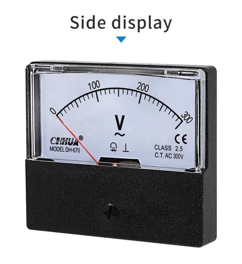 Wholesale DH 670 Analog Volt Meter Gauge For Circuit Testing AC Panel
