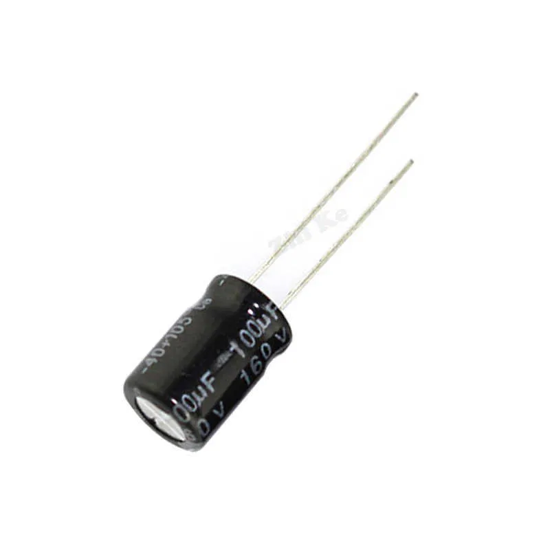 5 pcs Aluminum electrolytic capacitor 100 uF 160 V 13 * 21 mm frekuensi tinggi Radial Electrolytic kapasitor