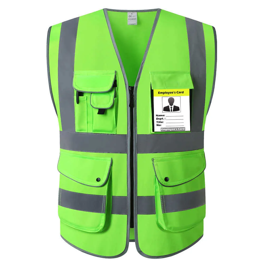 Wholesale Hi Vis Industrial Reflective Safety Vest With Pockets Vest