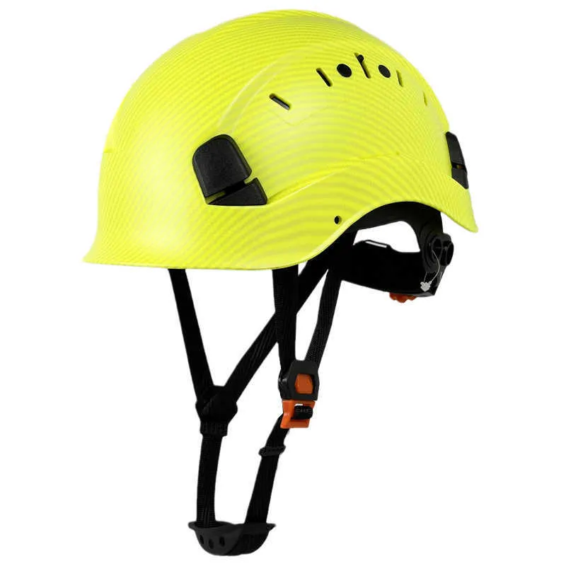 Capacete de segurança do padrão de fibra de carbono para construção de engenheiros CE EN397 Europa Hard Hard Hard ABS Proteção Cap Cap Industrial