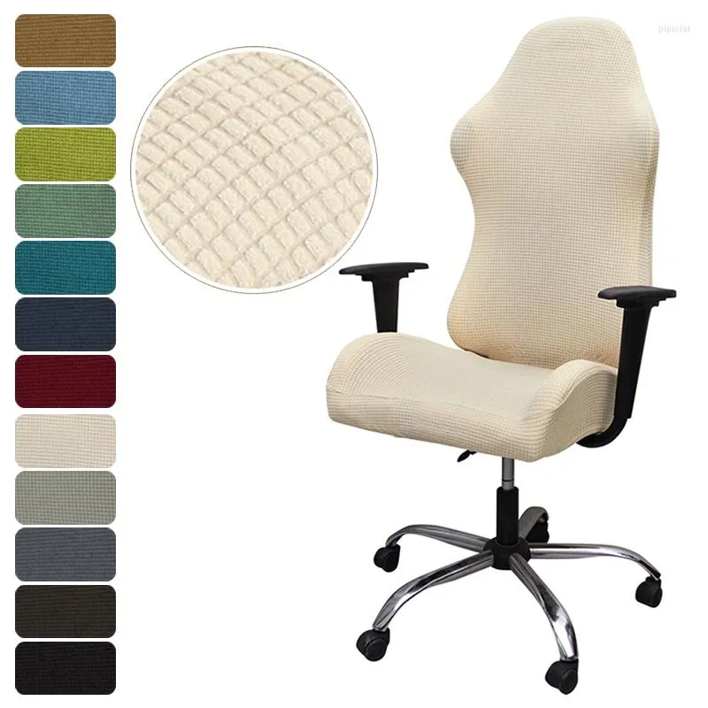 Chaise Couvre Ordinateur Couverture Élastique Fauteuil Siège Cas Racing Gaming Chaises Pivotantes Housses Lavable Décor À La Maison Funda Silla Gamer