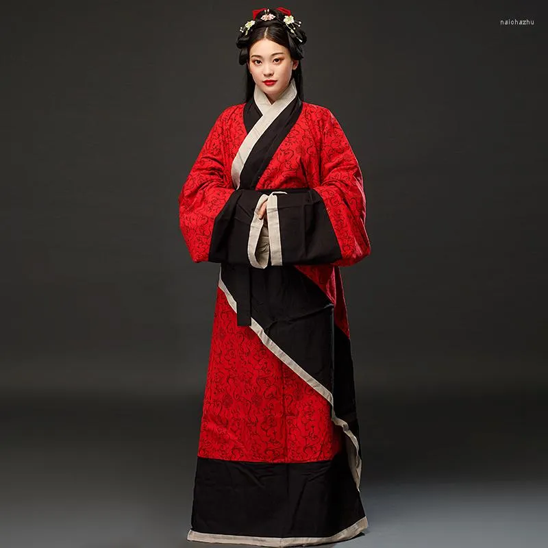 ステージウェアフィルムテレビコスプレコスチューム古代中国の伝統レッドエレガントなハンフークラシックダンスパフォーマンス衣装