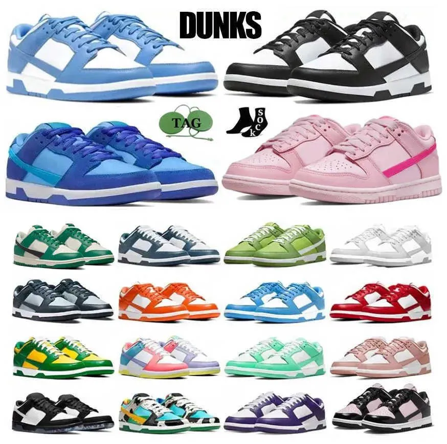 Dunkes Low Mens Womens Casual Shoes Dunks Diseñador Panda SB Valentín Día Pink Pinky Olive Cactus Jack Dunks Sports