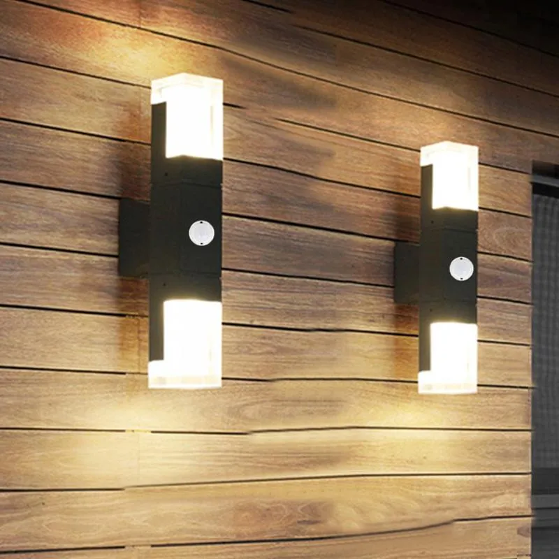 Waterproof Motion Sensor LED Motion Outdoor Wall Lights For Porch