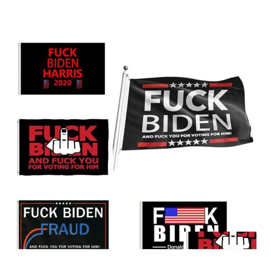 Banner-Flaggen auf Lager, 9 Stile, Biden-Flagge, 90 x 150 cm, „Ist nicht mein Präsident“, bedruckt, Harris-Polyester, Drop-Lieferung, Hausgarten, festlich, Pa Dhsdm