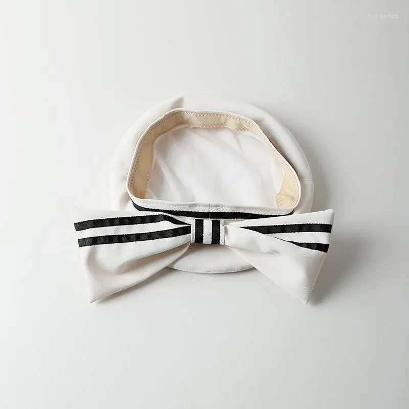 Japanese Fashion Cotton Hats Like Berets For Women Bow Japanese Fashion Cotton Hats Like Berets For Women Bow
