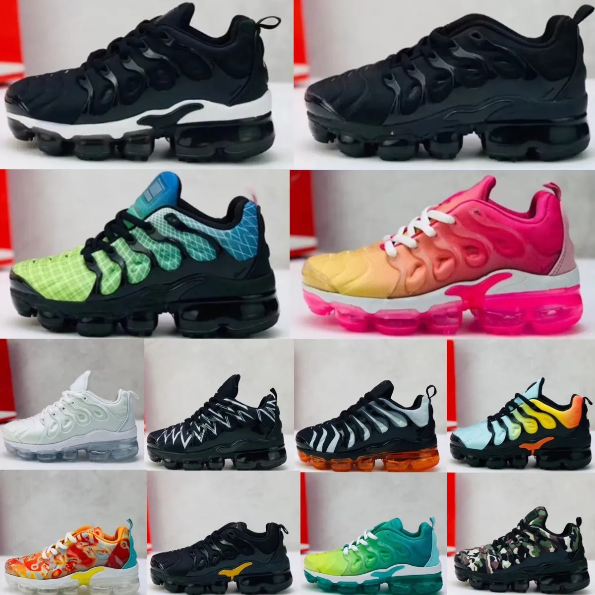 Kids shoes TN enfants Plus Outdoor Sports Sneaker Running tns baby kid youth infants Athletic Shoe Children sport Boy Girls Trainers Classic Toddler