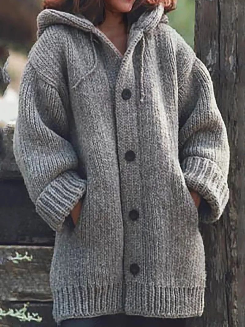 Autumn Winter Color Block Knitted Knitted Hooded Cardigan Sweater With Pockets Slim Fit Long Sleeved Casual Knitwear From Loveclothingfz3 22.43 DHgate.Com