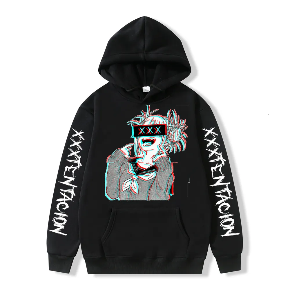 Felpe con cappuccio da uomo Felpe My Hero Academia Japan Anime Himiko Senpai Felpa moda Uomo Pullover Abbigliamento sportivo invernale Felpa con cappuccio 230114