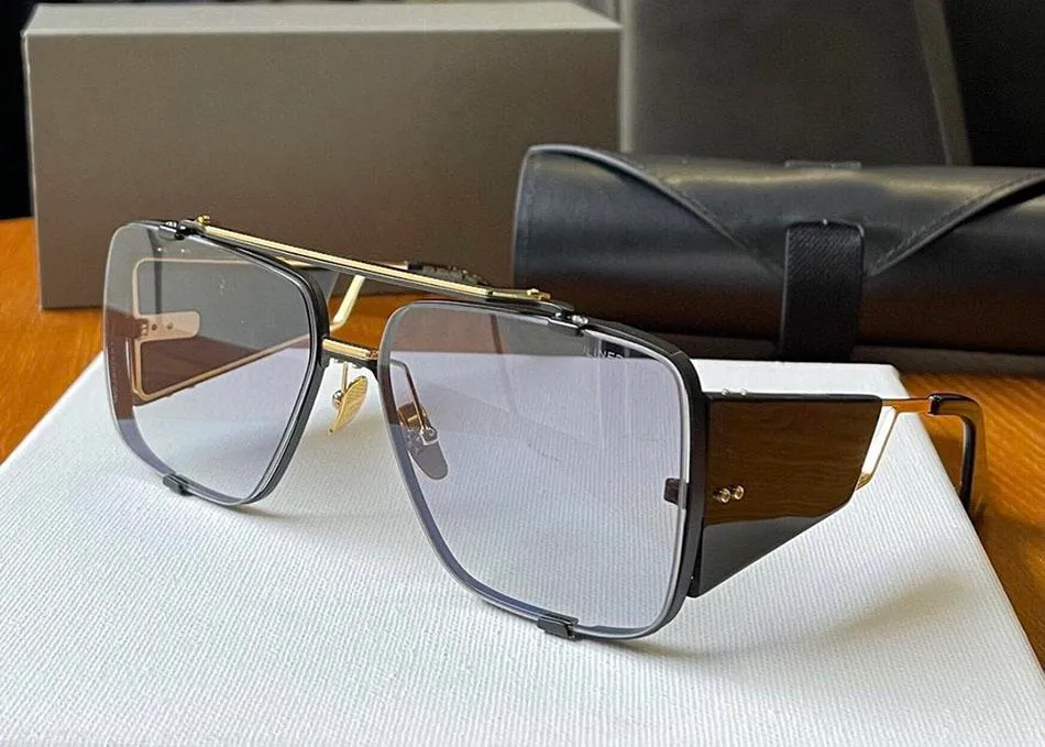 Men Women Vintage Oversized Square Metal Full Frame  display picture 1