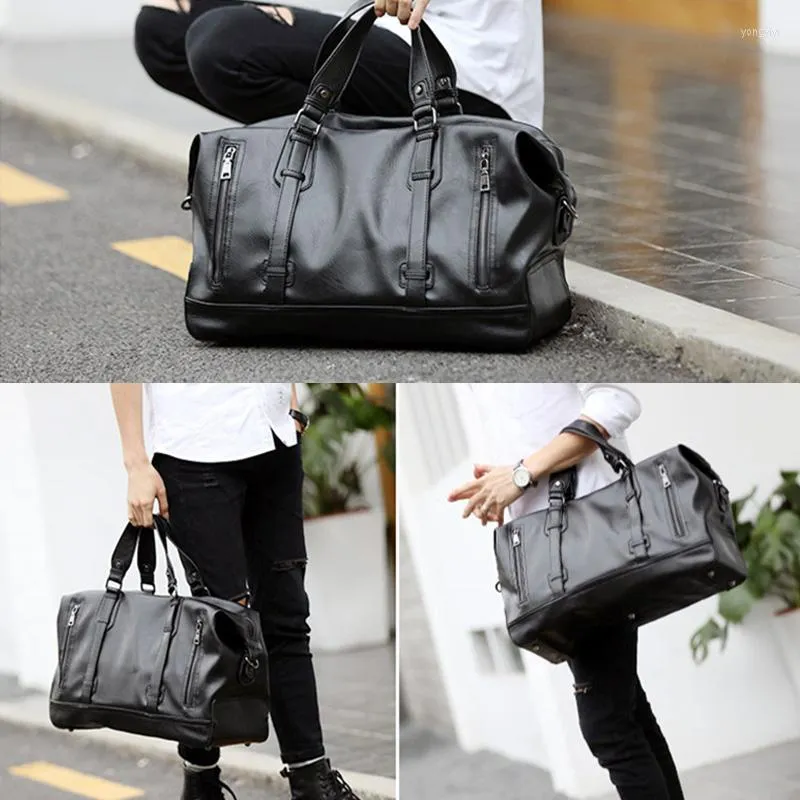 Duffel Bags 2023 Men's Travel Luggage Waterproof Suitcase Bag Big Large Capacity Casual High-Capacity Leather Handbag