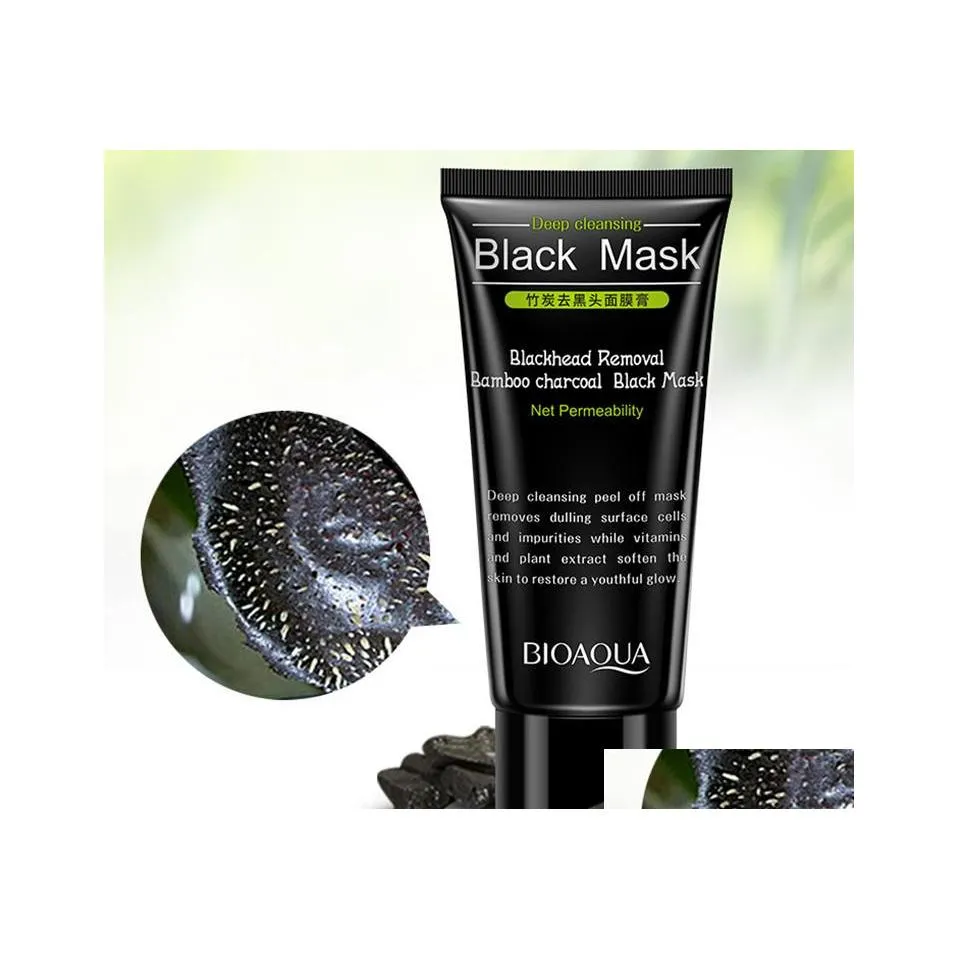 Makeup Remover Drop Bioaqua Black Mask Head Blackhead Acne Treatment Deep Cleansing Purifying Shrink Porer Facial Leverans Health Bea Dhbki