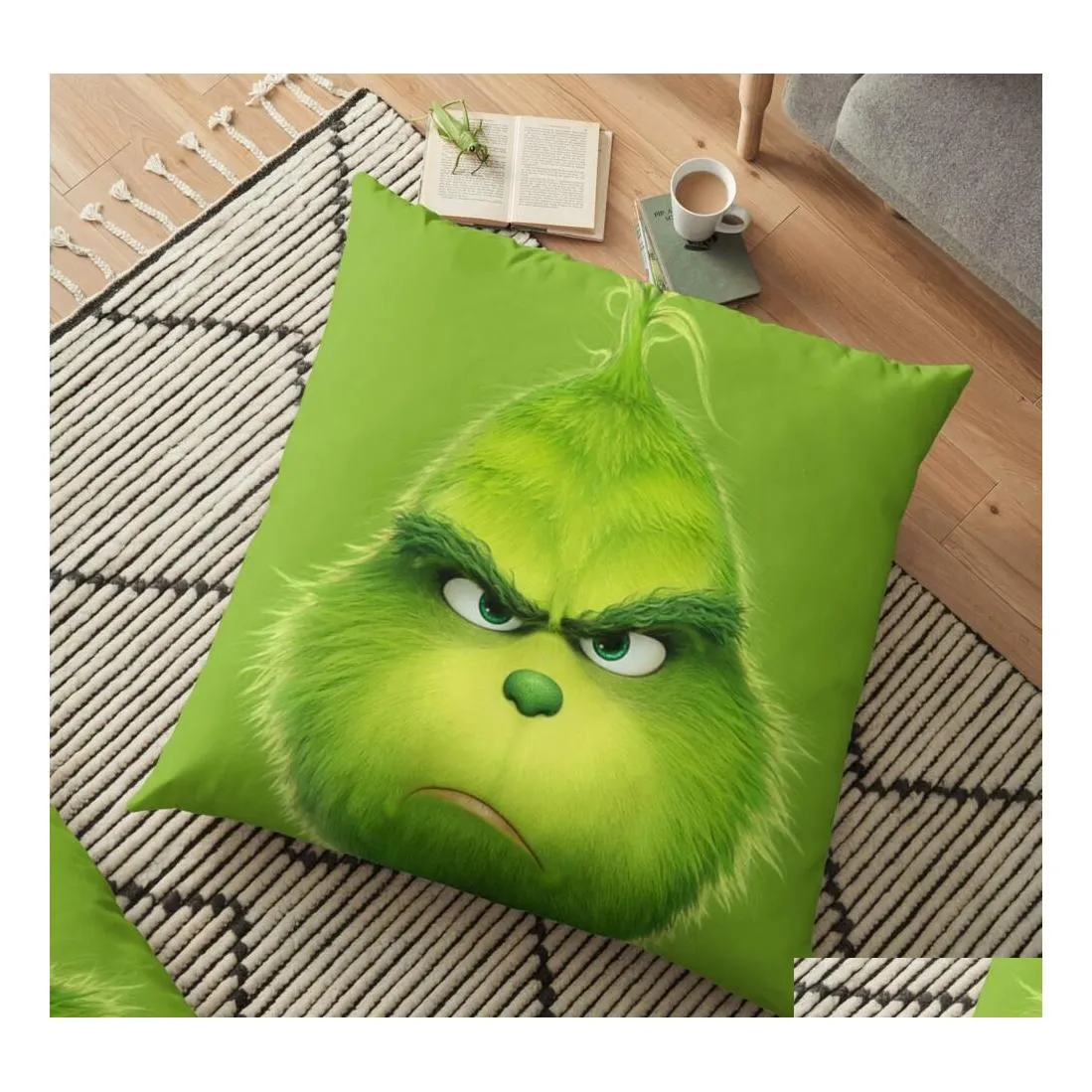 Juldekorationer Drick upp Merry Gift Pillow Case Xmas Decor f￶r hemprydnader Noel Santa Claus 2021 FY4979 Drop Delivery Garden DHCIB