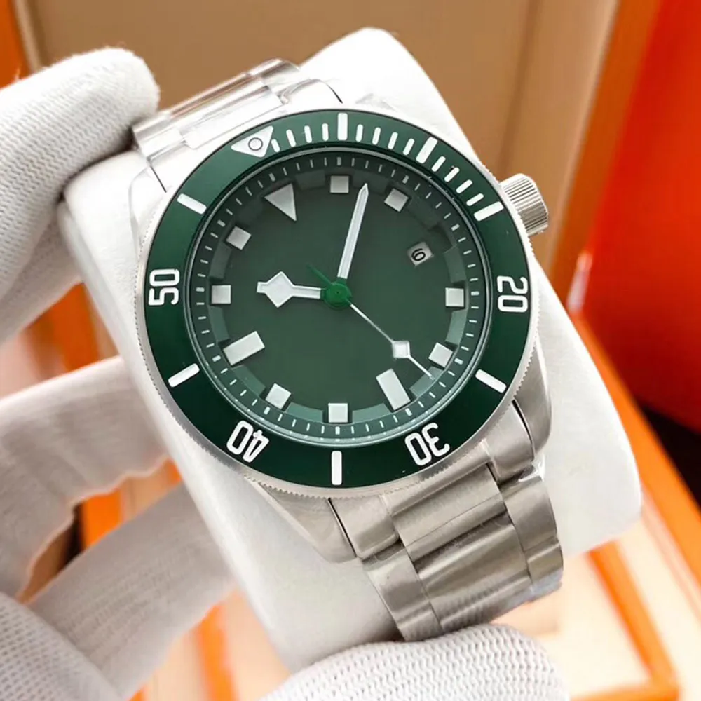 Męskie zegarek Automatyczny ruch mechaniczny zegarki 42 mm Business Fashion Wrists Waterproof Sapphire Super Luminous Staloms Steel Montre de Luxe