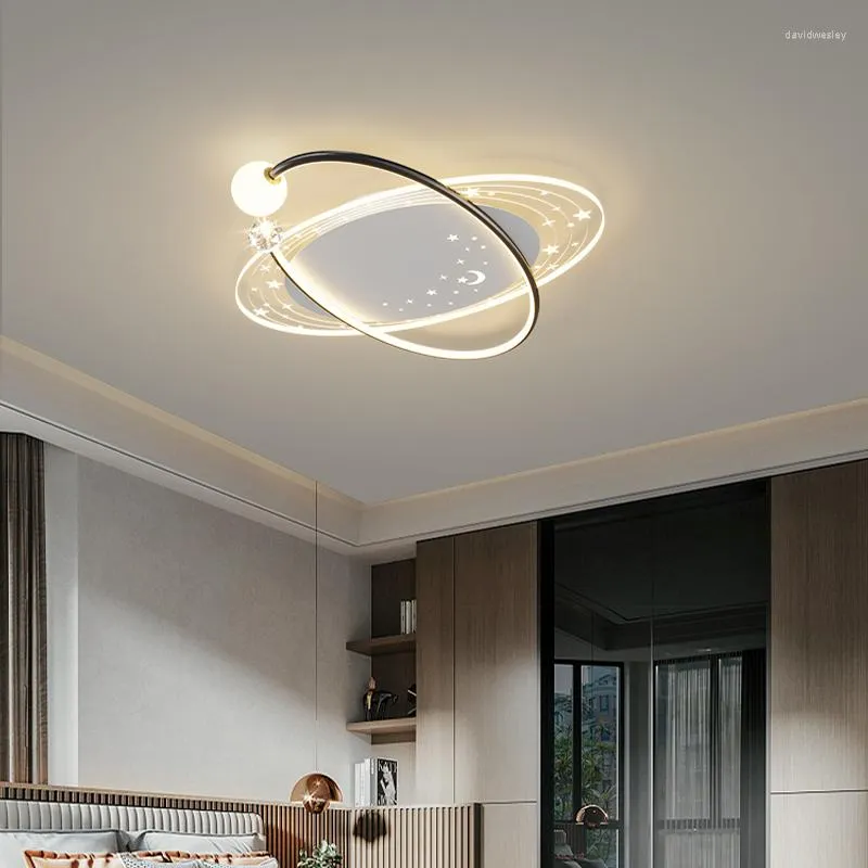 Lustres Plafond moderne à LEDs lustre pour chambre salon étude ronde carré Simple lampe maison déco éclairage intérieur AC90-260V