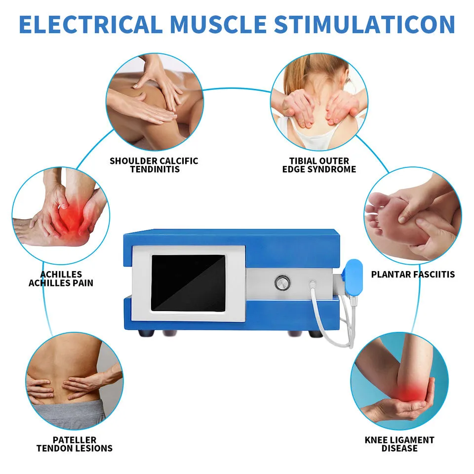 Machine de thérapie par ondes de choc 2023 avec étui, stimule la microcirculation