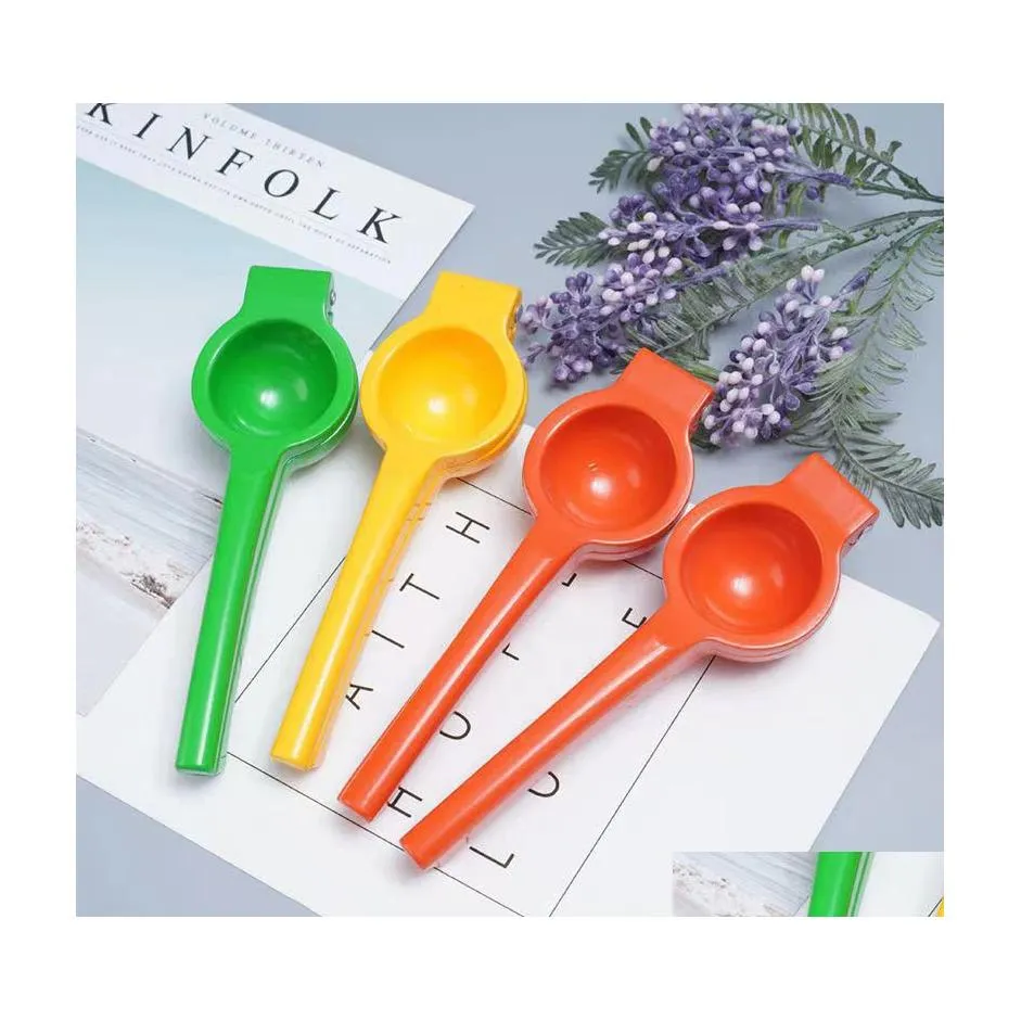 Ferramentas de vegetais de frutas Pressione manual manual suco squeezer mini liga de alum￭nio laranja laranja citrus sucher rom￣ lim￣o squeezers kitc dhwkh