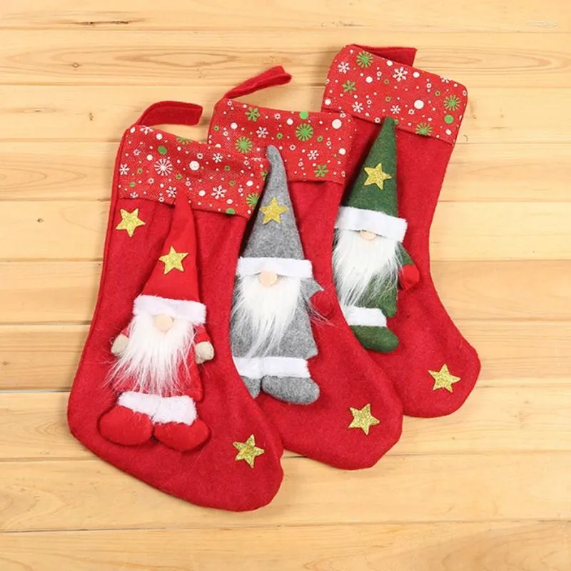 Dekoracje świąteczne pończochy Goody Bag Gift