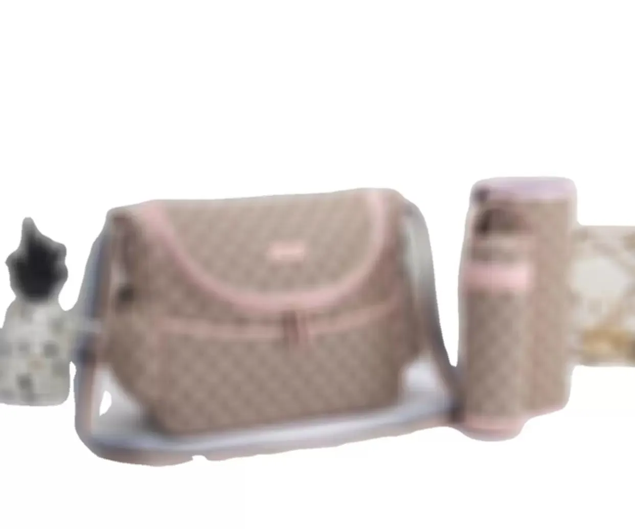 Bolsa para múmia à prova d'água bolsa de amamentação bolsa de fraldas de bebê com interface USB bolsas de fraldas de grande capacidade