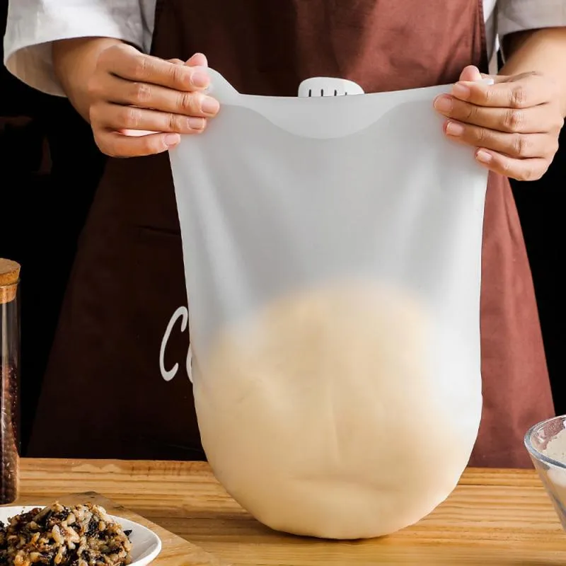 Outils de cuisson pâtisserie 3 kg/6 kg Silicone pétrissage sac pâte farine mélangeur multifonctionnel mélange pour pain Pizza antiadhésif 2023