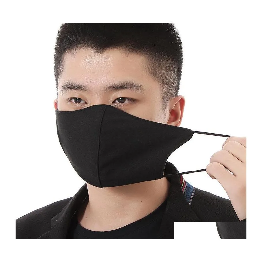 Designer Masks Non Disposable Face Thick Anti Cold Mouth Mask Unisex Soft Respirators Men Women Mascherine Wholesale 2 5As H1 Drop D Oteld