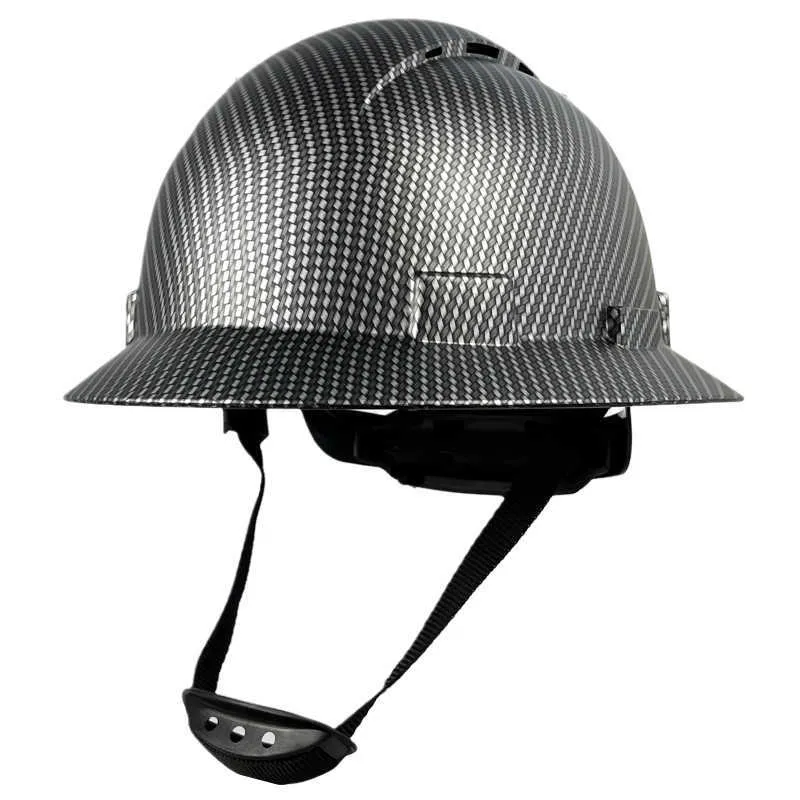 Mühendis İnşaat İşi için Amerikan Tam ağzına kadar sert şapka Men ANSI Onaylı HDPE Güvenlik Kaskı 6 Nokta Ayarlanabilir