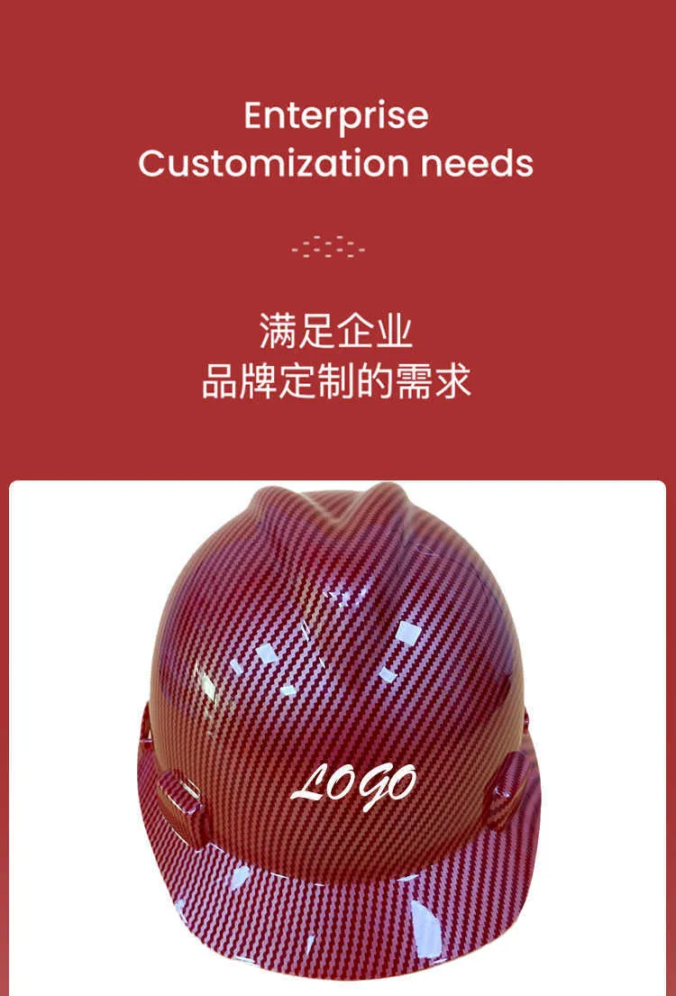 Wholesale Carbon Safety Helmet For Men Hard Hat With Work Caps