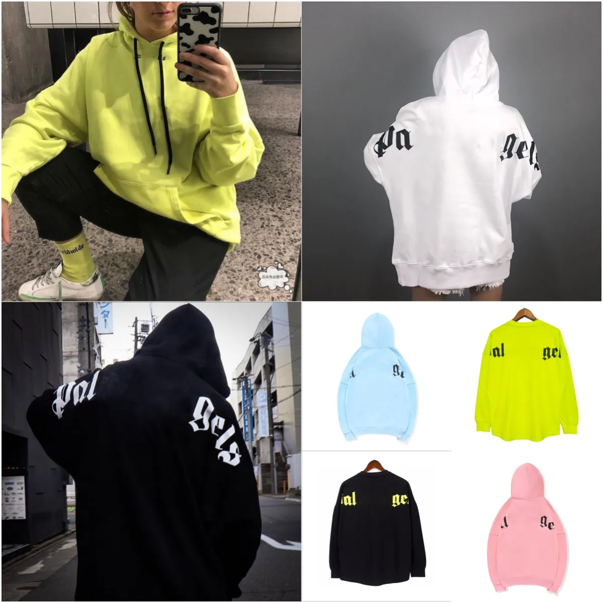 Mens Women Designers Palms Hoodies angel Tech fleece Hoodie Winter Man Long Sleeve Men s Womens Luxurys Hooded