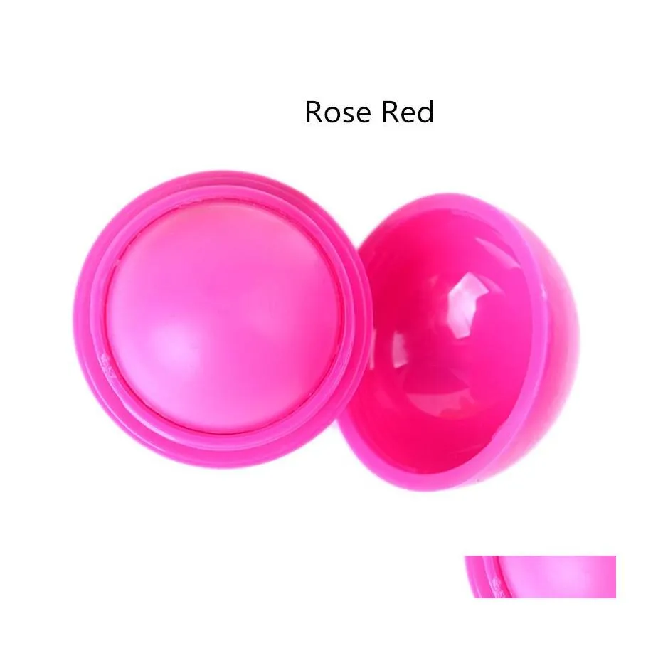 Démaquillant Boule Ronde 3D Rouge À Lèvres Baume À Lèvres Hydratant Sphère Végétale Naturelle Pommade Fruit Embellish Care 6Colors Dhs Drop Delive Dh7Wk