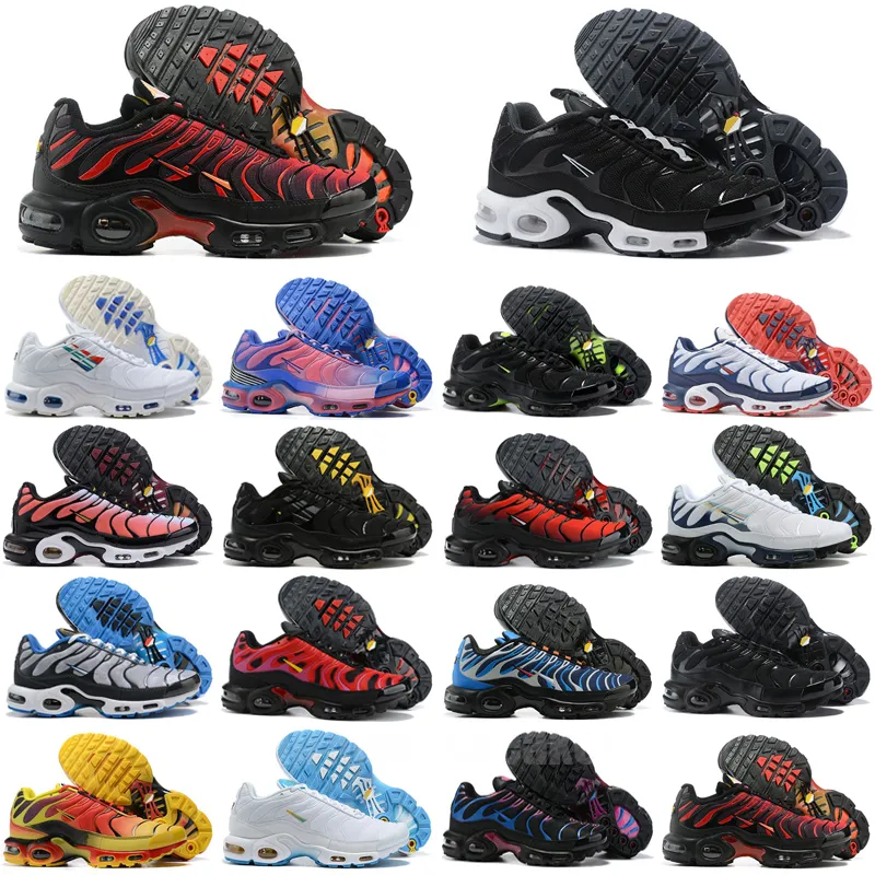 TN Plus Running Running Women Women White White Preto Black Red Hyper Blue Oreo Plus 3 Tennis Breathable Mens Trainers Sports Sports 2024