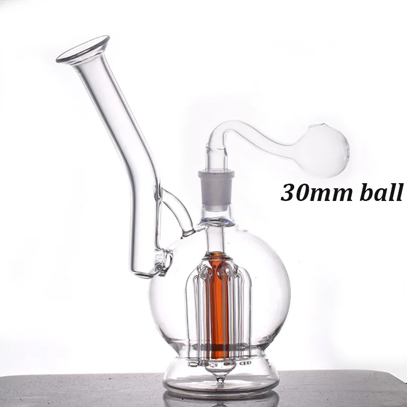 Glazen oliebrander bong Bubbler Waterpijpen Shisha Waterpijp armboom perc Roken Tabak ijsvanger Glazen bongs Dabs Rig met 14 mm gezamenlijke olienagelpijpen