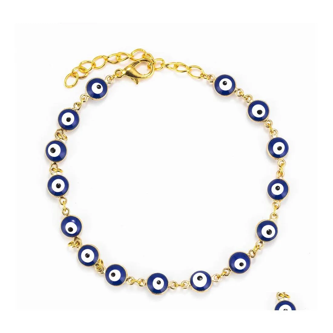 Link Chain Classic Evil Eye Link armbanden vrouwen meisjes