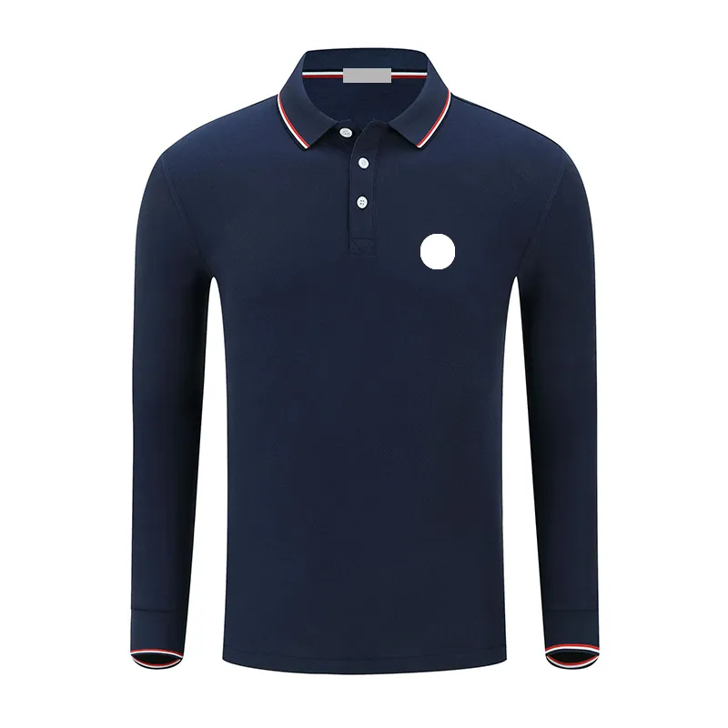 heren basic poloshirts met lange mouwen designer shirt t-shirt geborduurde badge designer kleding maat S-6XL