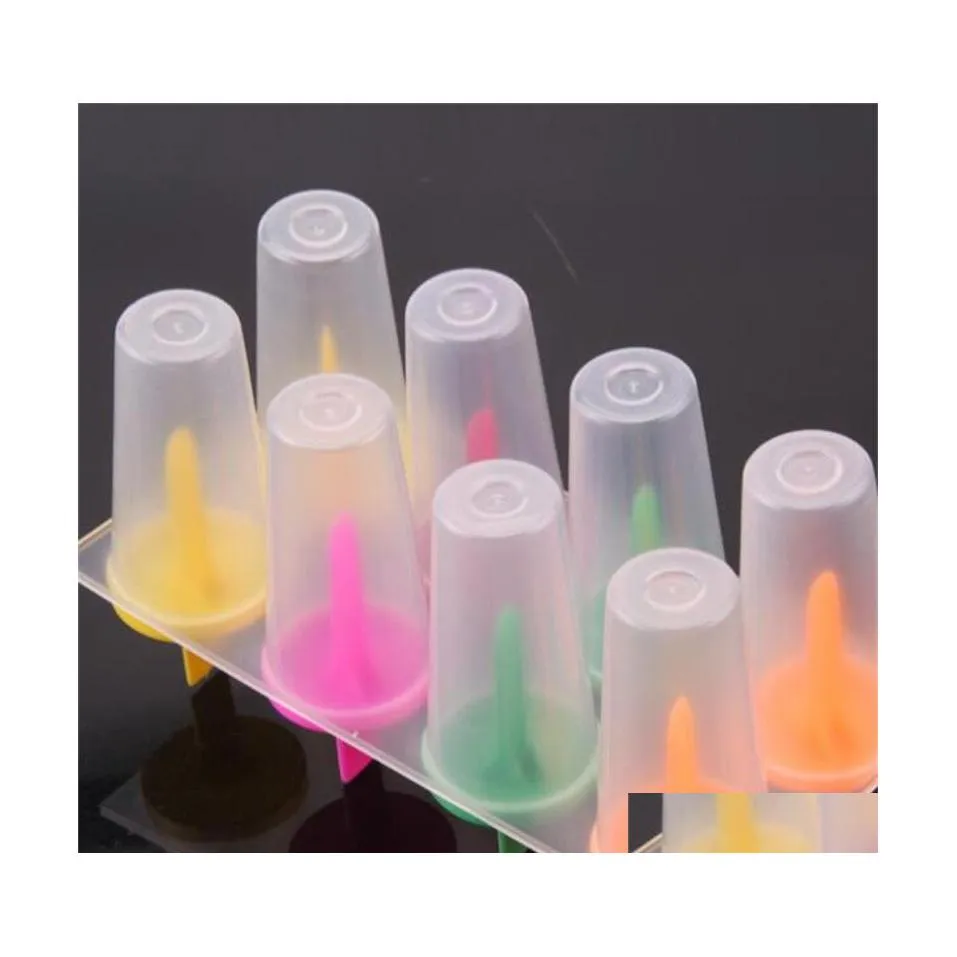 Glassverktyg Popsicle Tool Kylsk￥p 8 Lolly Mods PP DIY YOGUR TICE REC PRANSPARENT TUBS SOMMER ACCHIONORIE ARRIVATION 2 8QYA DROP DHG7N